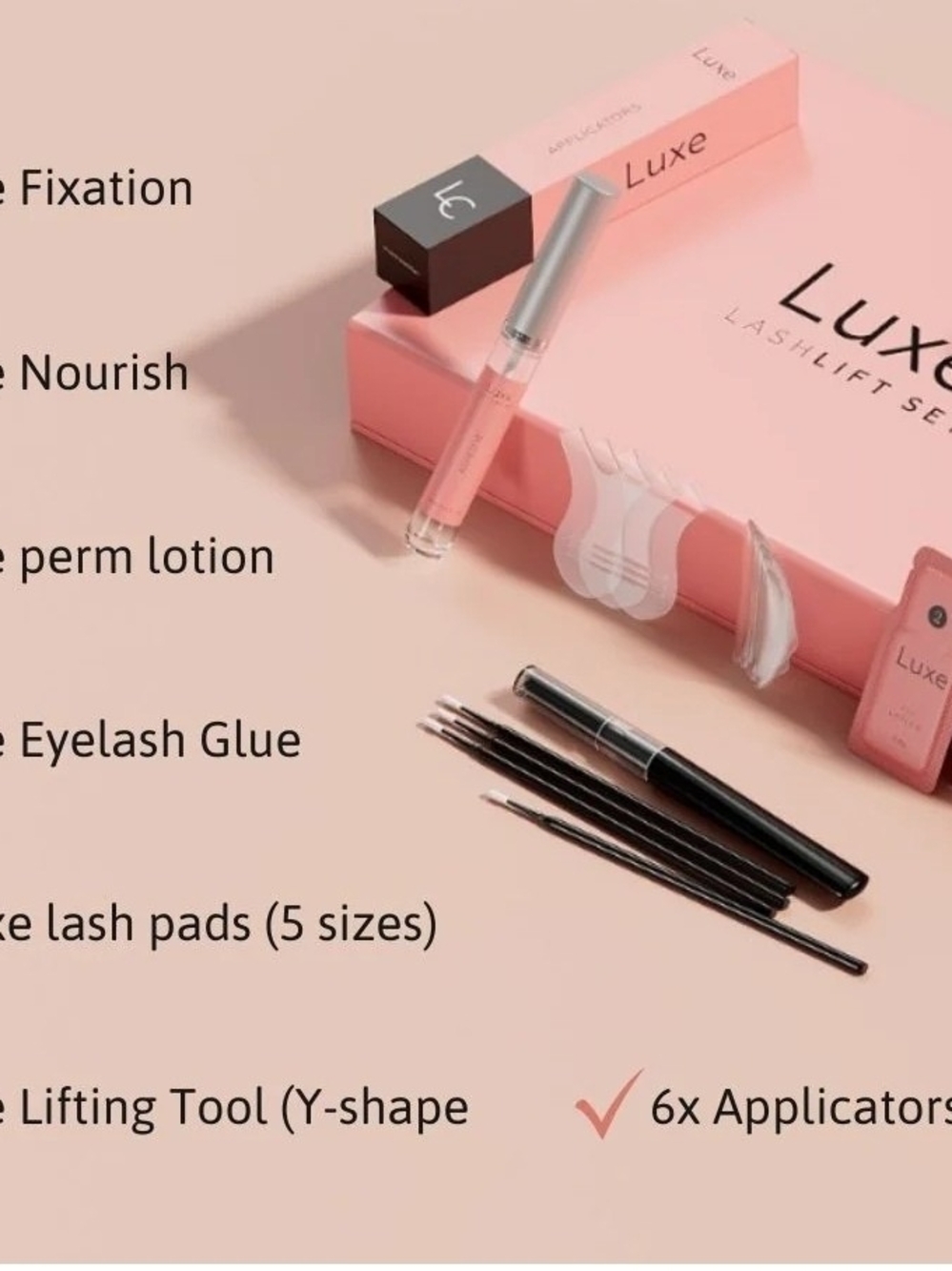 Luxe Pink Lash Lift Set Expiration Date Pics Loaded, Still Good - Picture 2 of 4